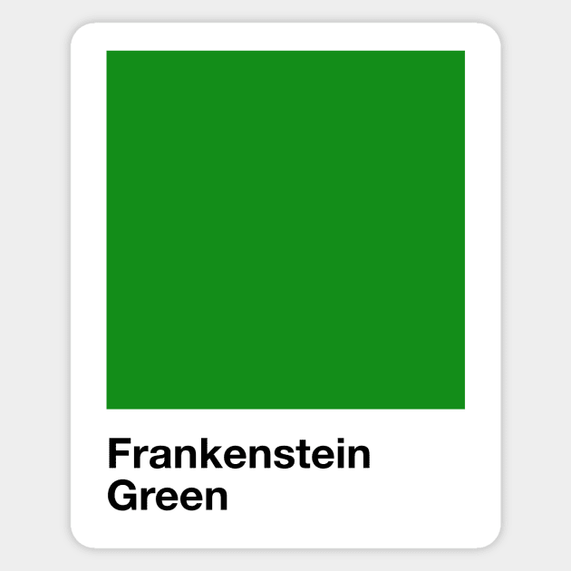 Pantone Frankenstein Sticker by Perezzzoso